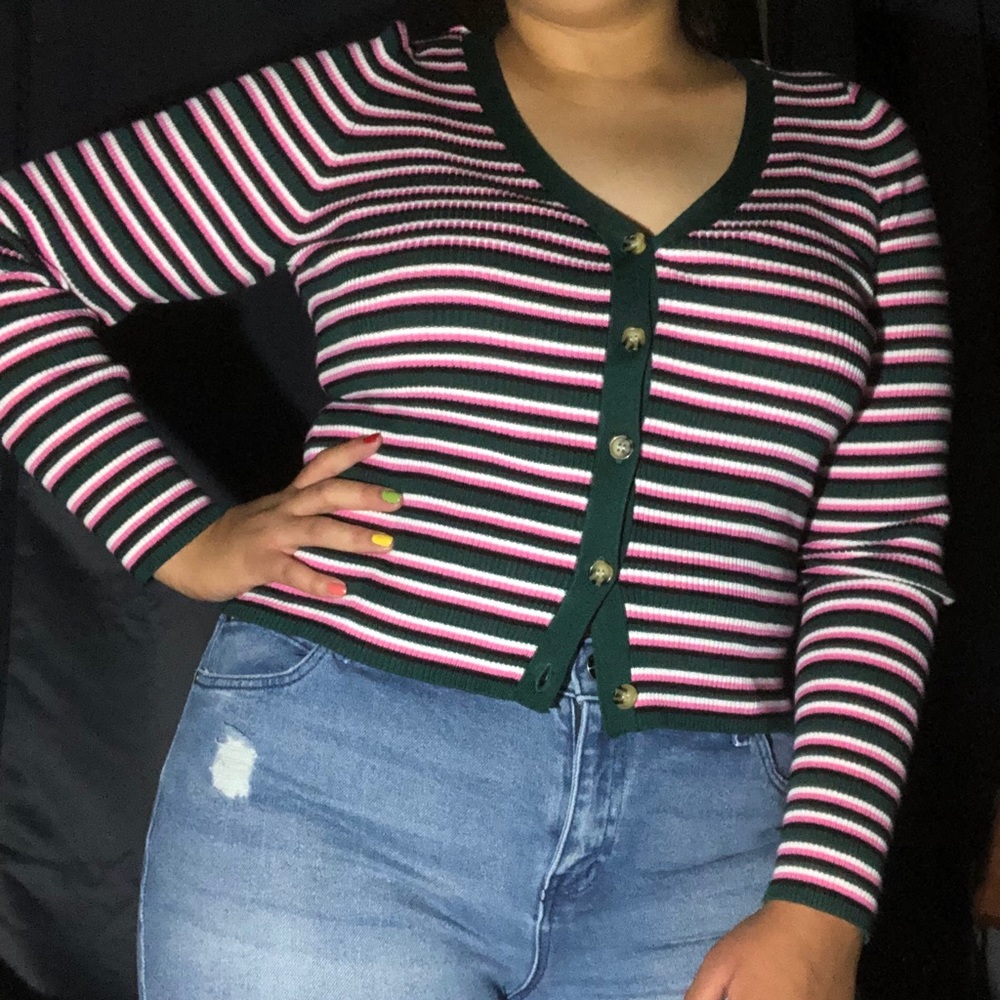 Striped Cardigan